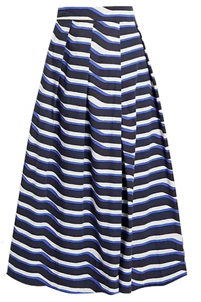 COCO FAREL Karsin Μπλε Ολόσωμο Μαγιό και Παρεό Φούστα | Γυναικεία Μαγιό Παρεό - Ολόσωμα - Swimwear | Karsin Blue One Piece Swimsuit with Pareo Skirt