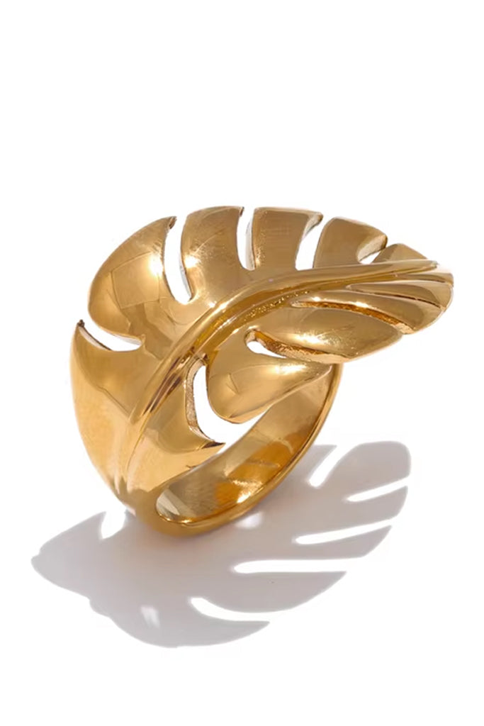 Gold Leaf Χρυσό Δαχτυλίδι | Κοσμήματα - Δαχτυλίδια - Rings | Gold Leaf Gold Ring