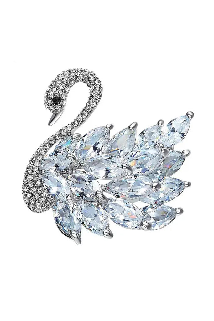 Cygnus Swan Καρφίτσα Κύκνος με Κρύσταλλα | Καρφίτσες Pins Brooches | Cygnus Swan Crystal Brooch