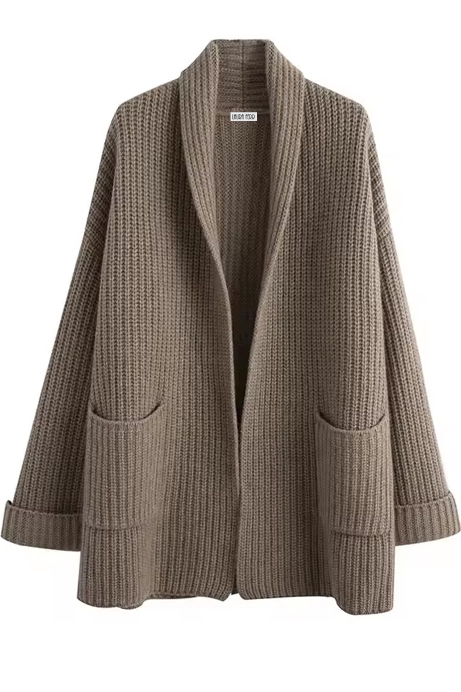 Lunisse Ζακέτα με Φαρδιά Πλέξη | Ζακέτες Πλεκτά Knitwear Cardigans | Lunisse Wide-Knit Cardigan