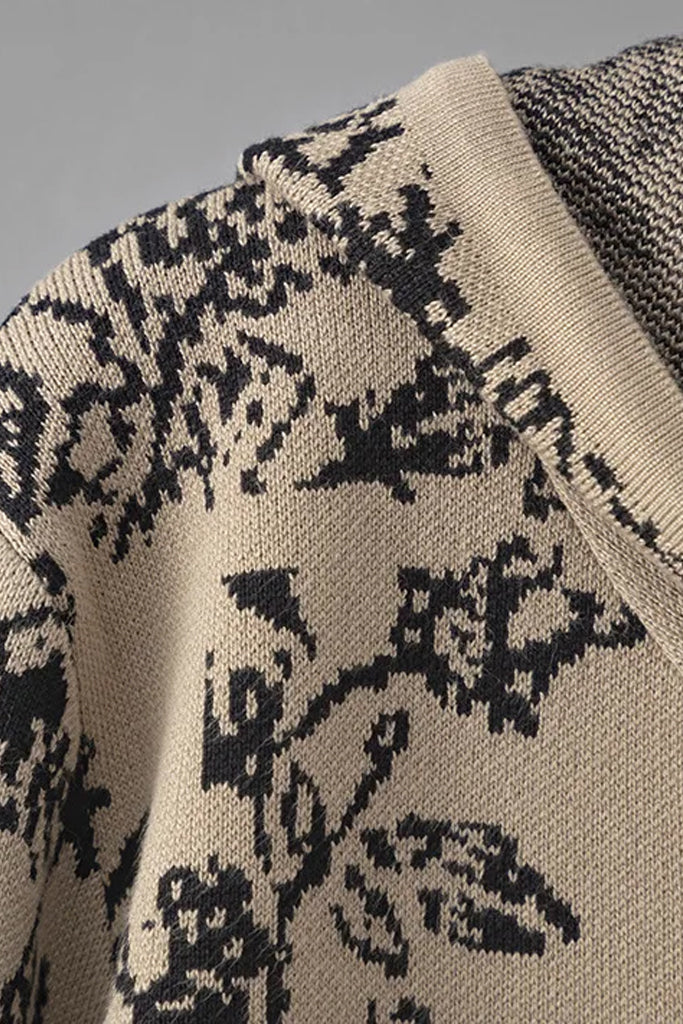 Ensemble veste et pantalon en maille Bertille