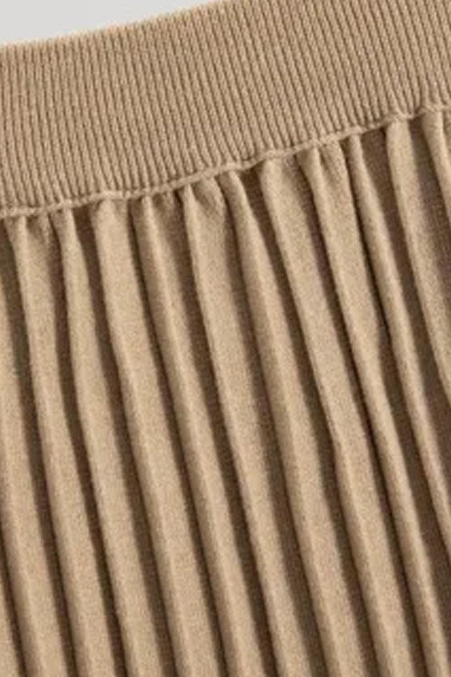 Mireille Knitted Cardigan and Pleated Skirt Set