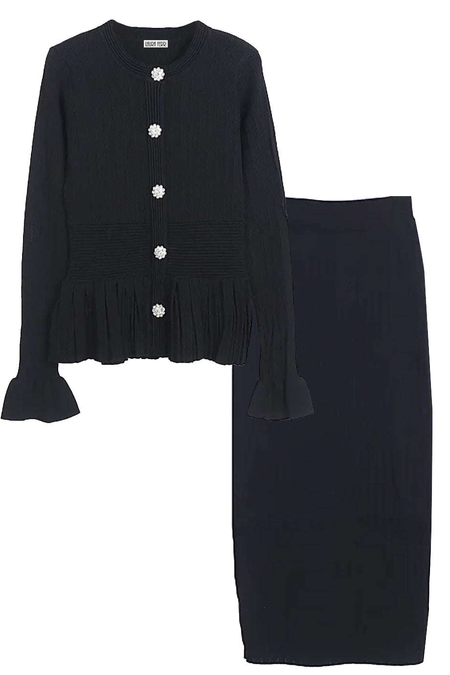 Amara Belle Strickset mit Top und Rock