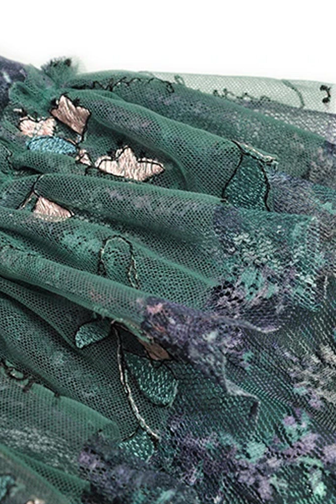 Ivana bloemenjurk van benzinetule