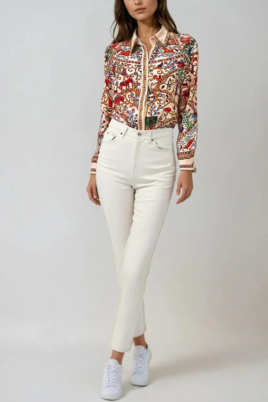 Hayley Εμπριμέ Πουκάμισο