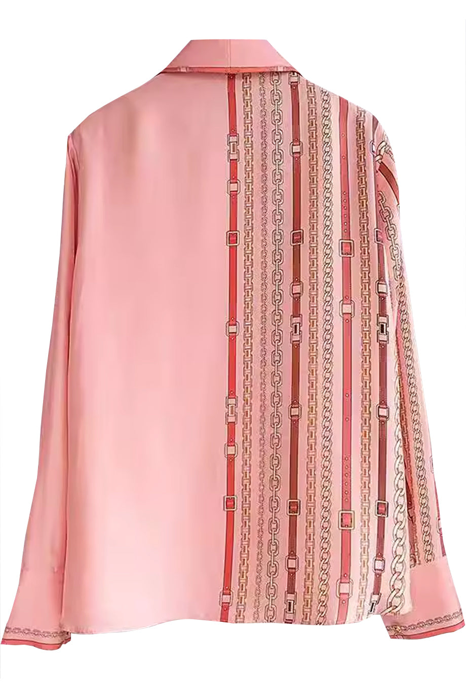 Philippa Ροζ Εμπριμέ Πουκάμισο | Γυναικεία Ρούχα - Πουκάμισα Τοπ | Philippa Pink Printed Shirt