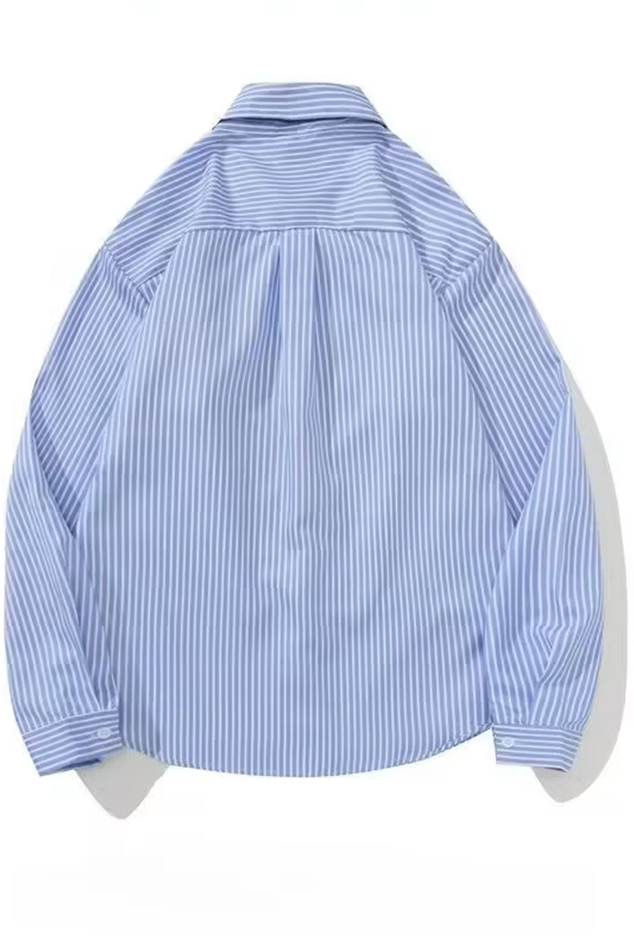 Checkers Ριγέ Πουκάμισο με Ανοίγματα | Γυναικεία Ρούχα - Πουκάμισα Τοπ | Checkers Striped Hollow Out Shirt