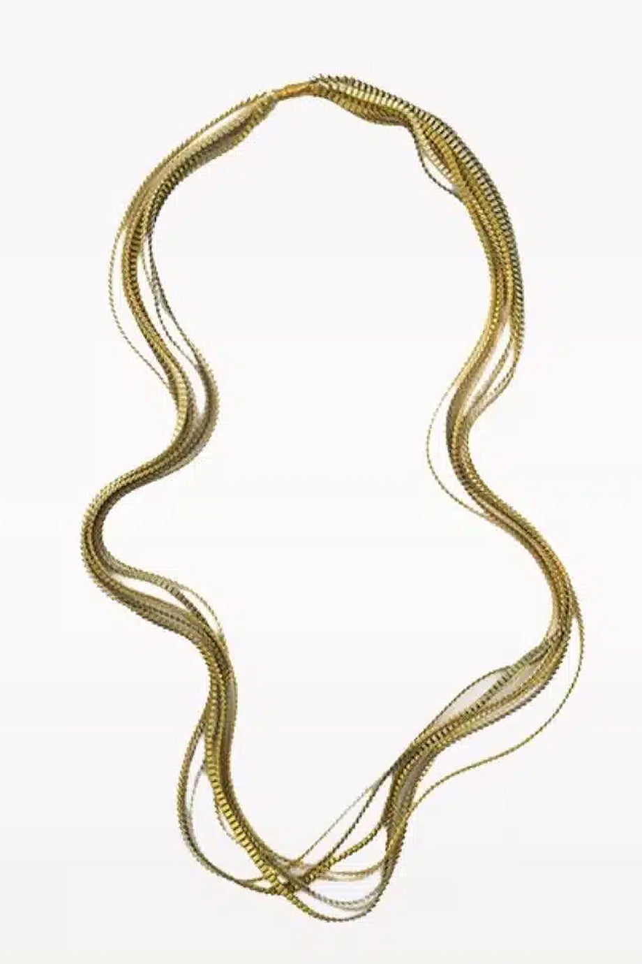 Essilp Χρυσό Σατέν Κολιέ - Alexandra Tsoukala | Κοσμήματα - Κολιέ - Necklace | Essilp Gold Satin Necklace