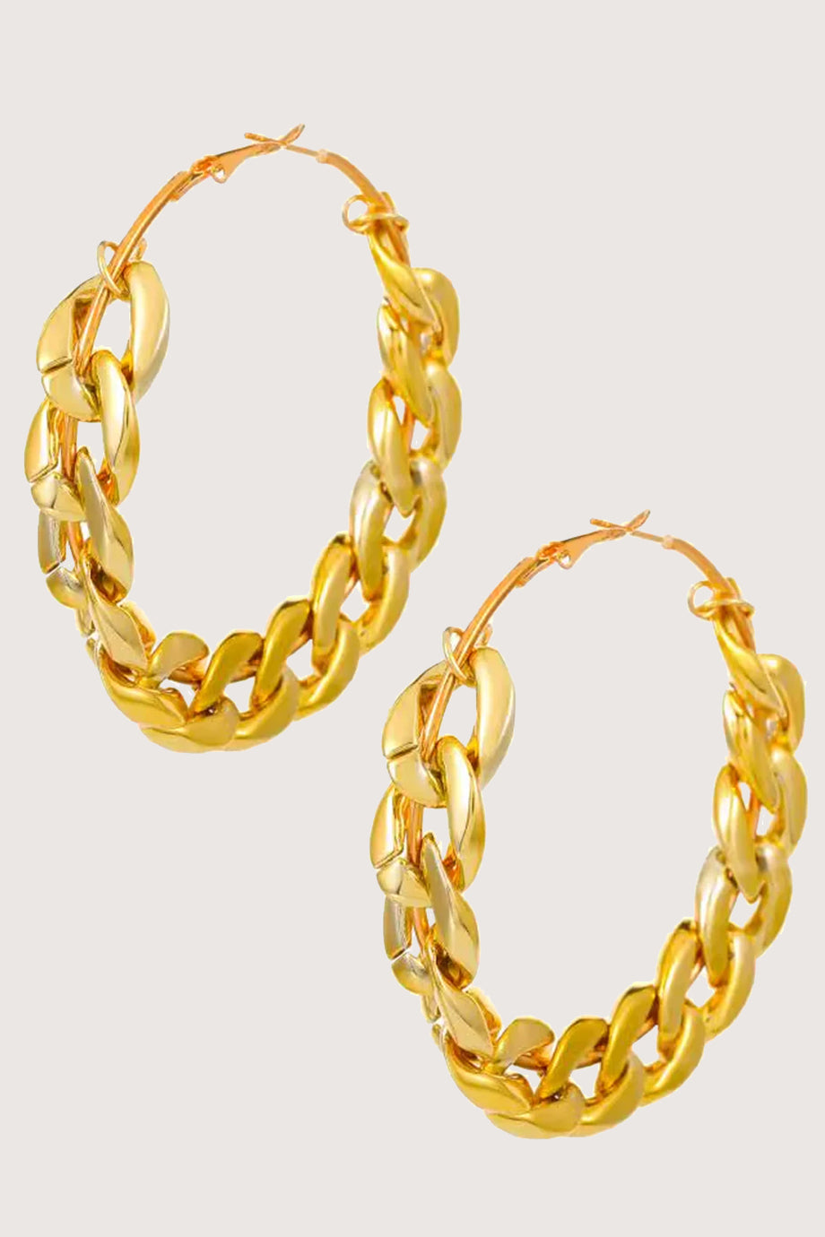 Golden Chains Σκουλαρίκια Κρίκοι