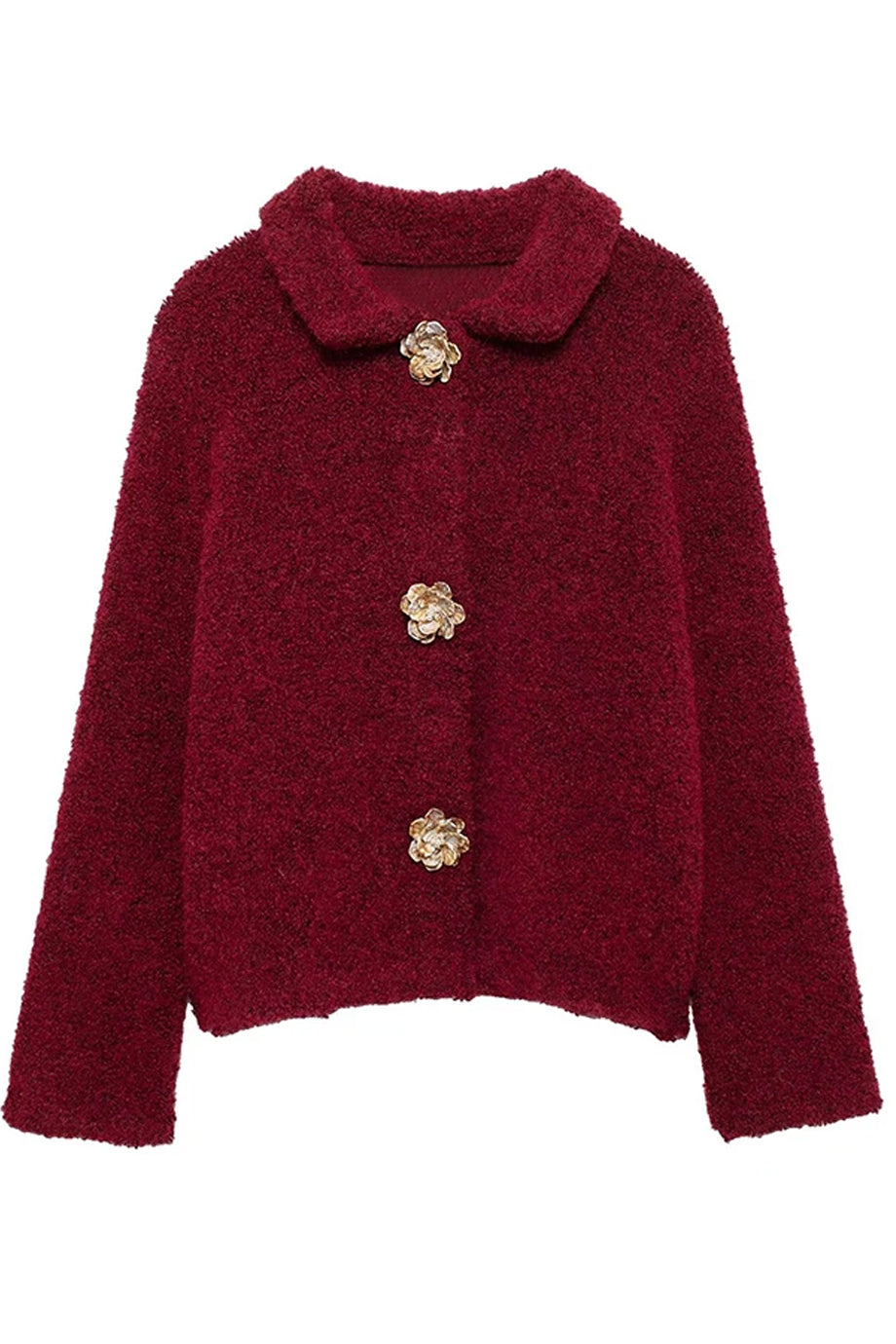 Bryony Πλεκτή Μπουκλέ Ζακέτα | Ζακέτες - Πλεκτά - Knitwear | Bryony Βouclé Knit Cardigan