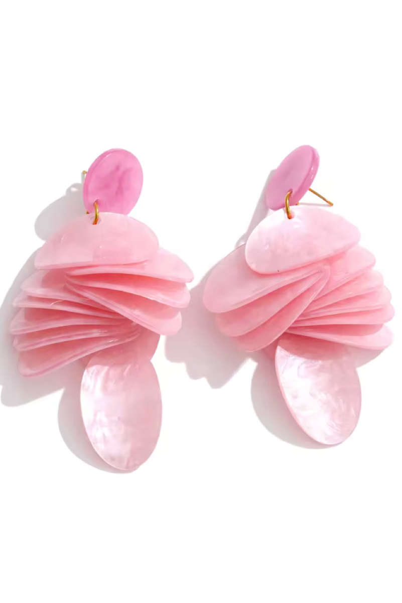 Marielle Μακρυά Shell-Effect Σκουλαρίκια | Σκουλαρίκια - Earrings | Marielle Long Shell-Effect Earrings