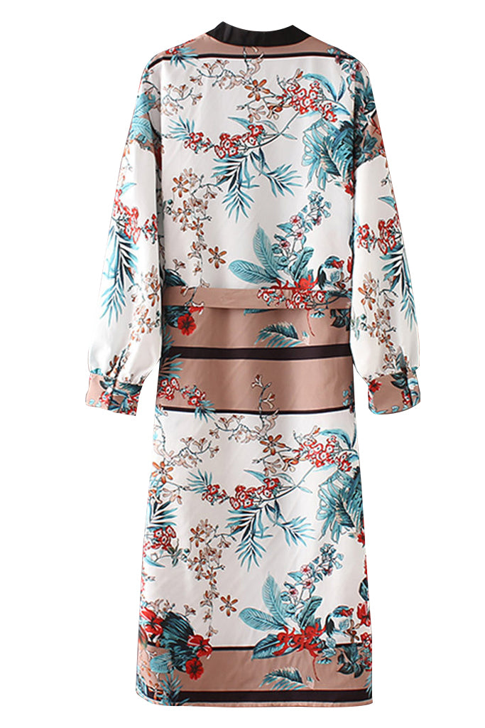 Mariel Πολύχρωμο Εμπριμέ Κιμονό | Γυναικεία Ρούχα - Beachwear - Loungewear