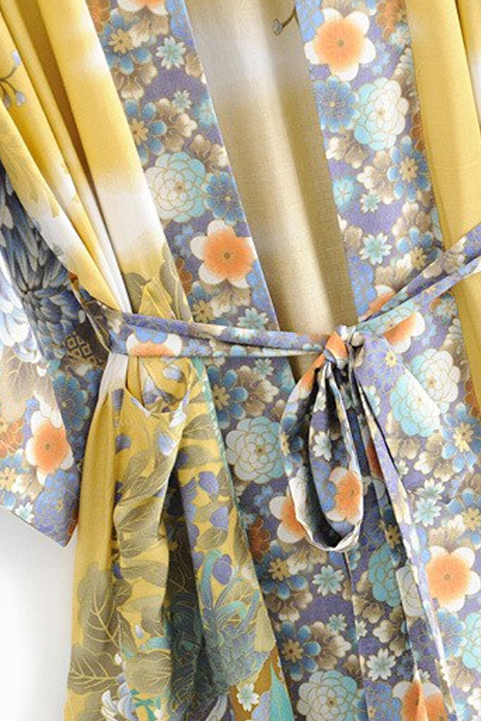 Tomoni kleurrijke bedrukte kimono