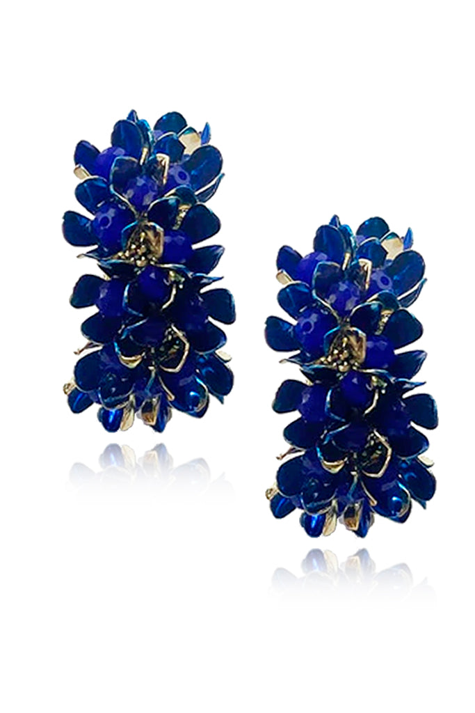 Anais Σκουλαρίκια Κρίκοι με Λουλούδια