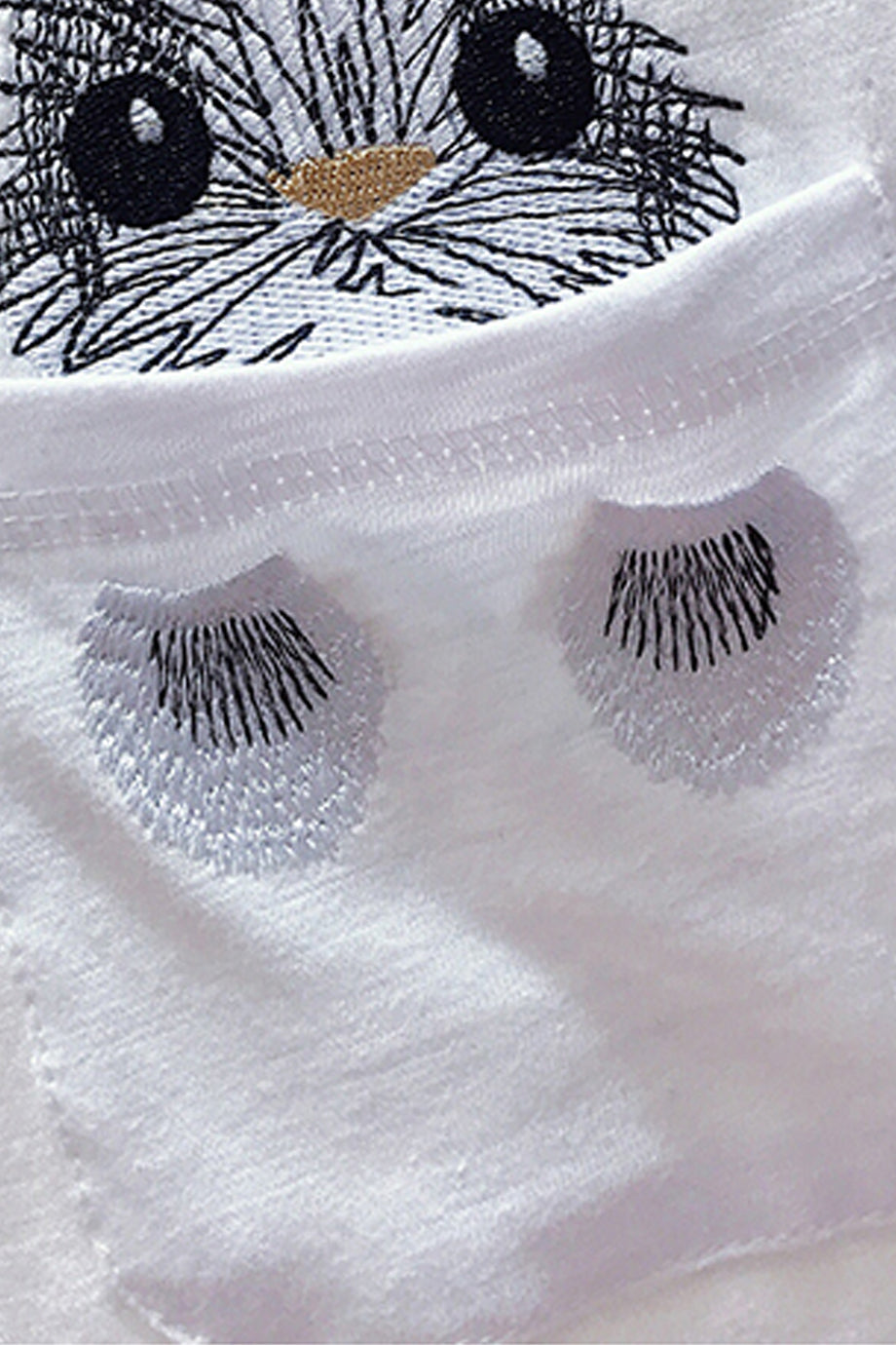 Rabbit Ροζ Μπλουζάκι με Κέντημα