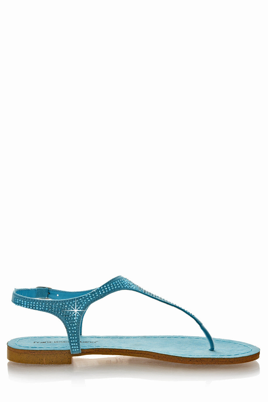 Τιρκουάζ Σανδάλια Κρύσταλλα - Francesco Milano | Γυναικεία Παπούτσια