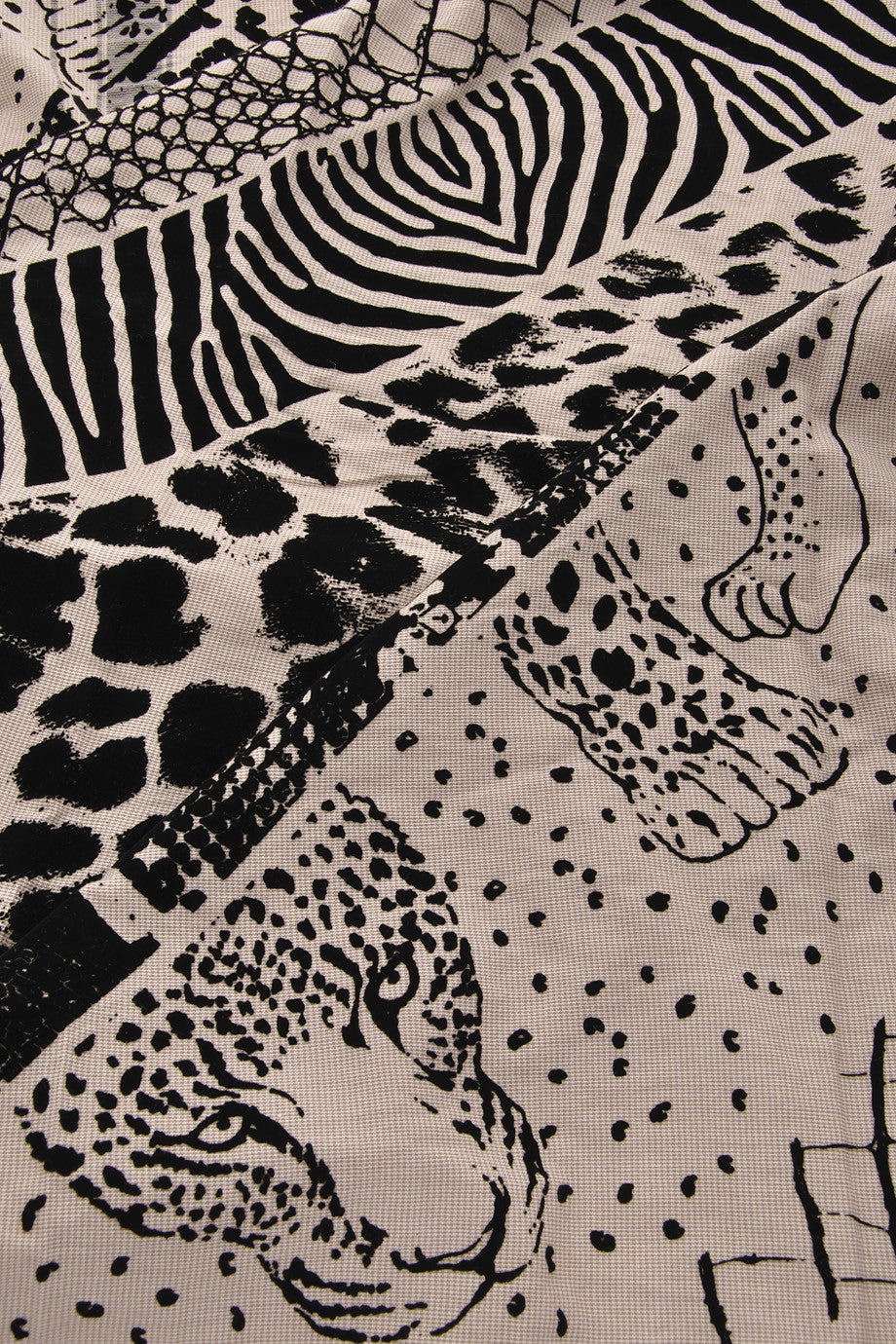 JUNGLE Μπεζ Φουλάρι