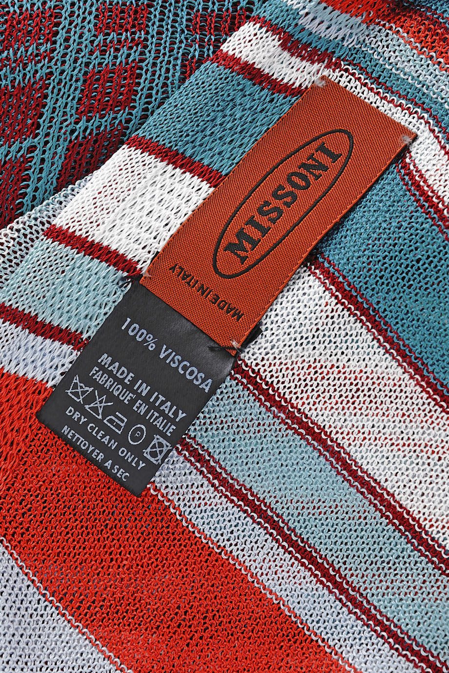 EDITH Bufanda Rayas Roja Azul