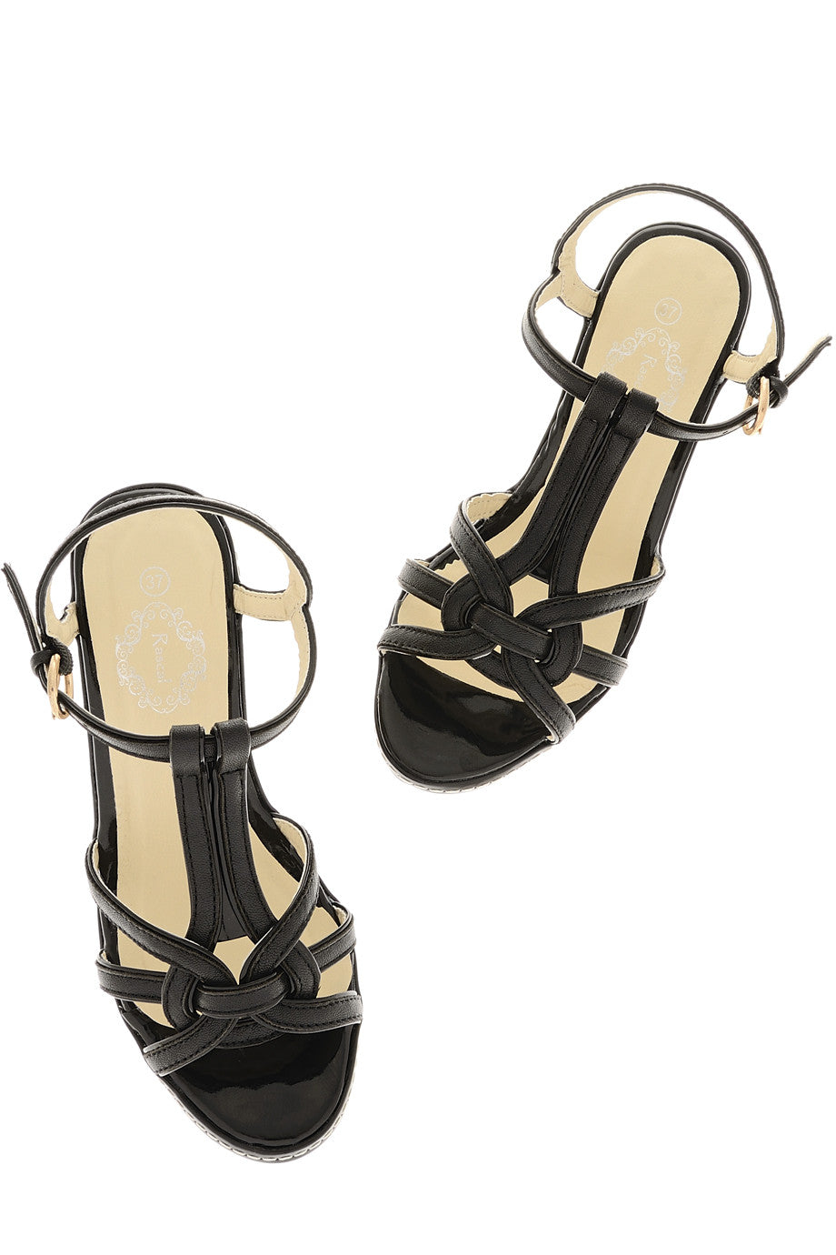 Μαύρες πλατφόρμες με Φελλό | Γυναικεία Παπούτσια