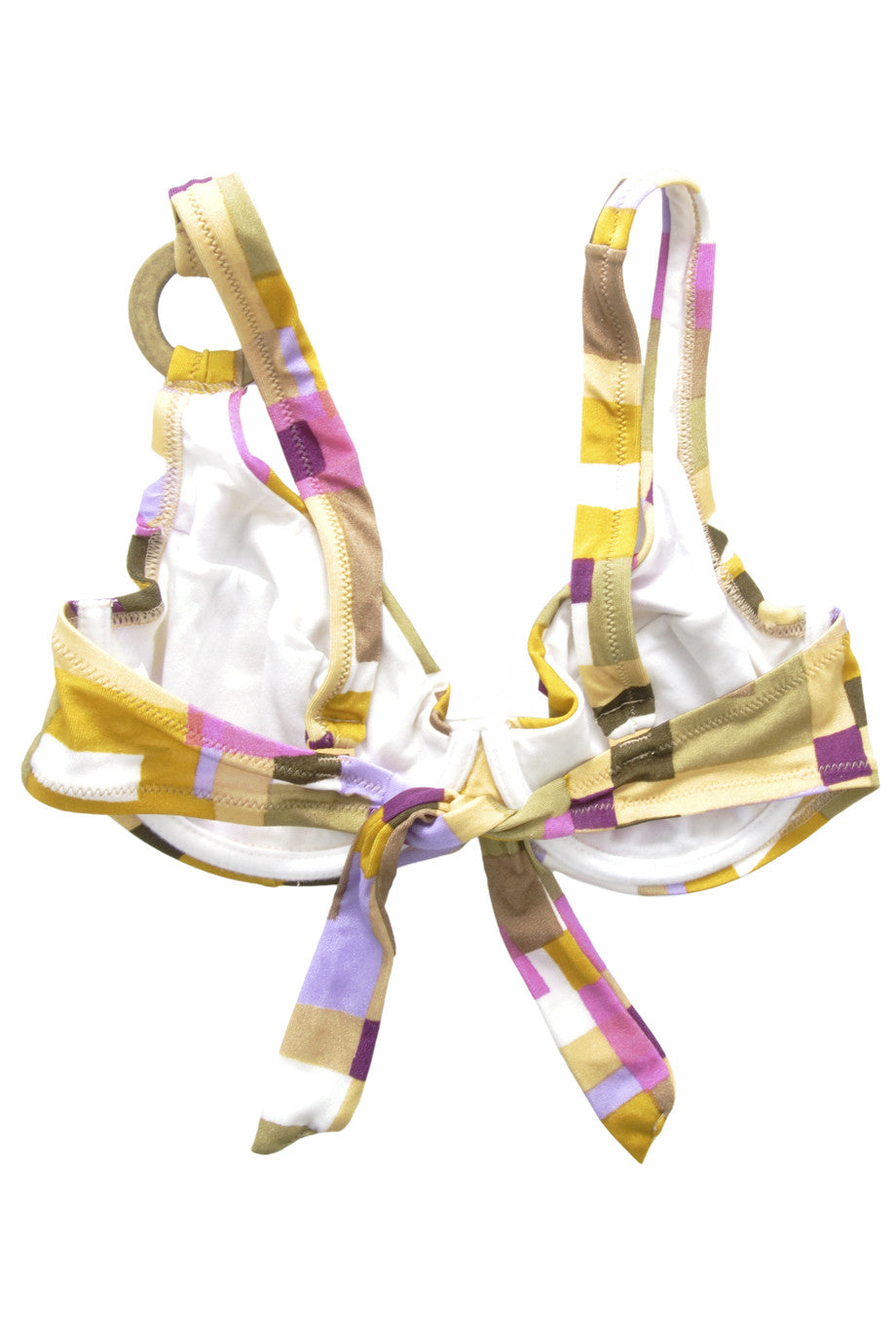 Μπεζ Πολύχρωμο Μπικίνι - Verde Veronica | Γυναικεία Μαγιό