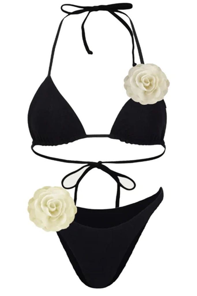 Muse Μπικίνι Μαγιό με Λουλούδια | Γυναικεία Μαγιό - Swimwear Bikini | Muse Triangle Flower Bikini