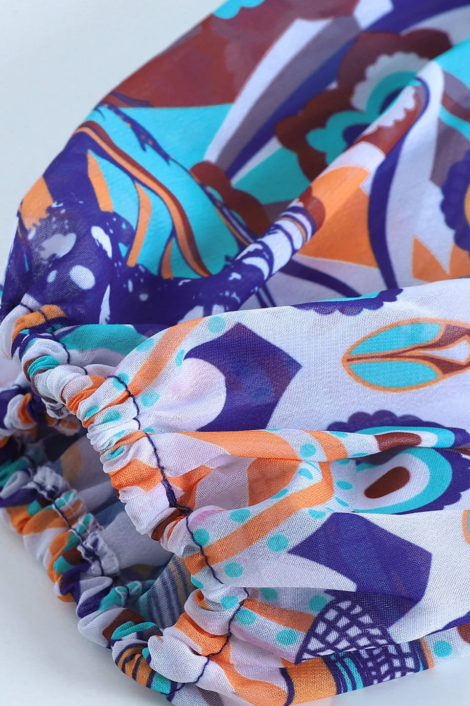 Irasmia Τιρκουάζ Ολόσωμο Μαγιό και Παντελόνα Παρεό Σετ