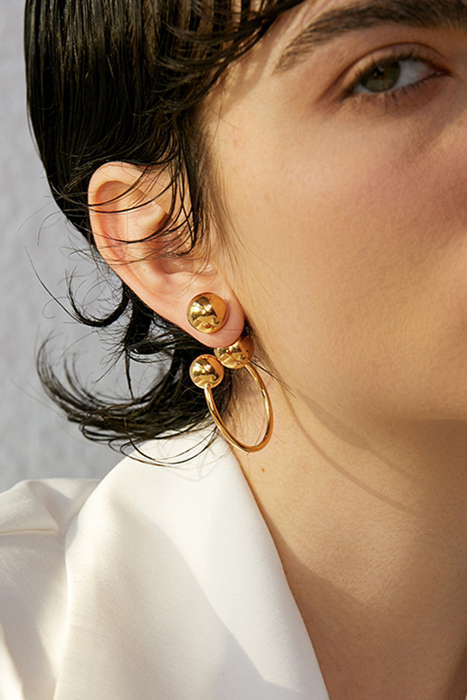Caby Χρυσά Σκουλαρίκια Κρίκοι | Κοσμήματα - Σκουλαρίκια | Caby Gold Hoop Earrings