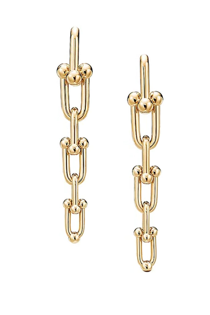 Chainly Χρυσά Μακριά Σκουλαρίκια | Κοσμήματα - Σκουλαρίκια Jewelry | Chainly Gold Long Chain Earrings