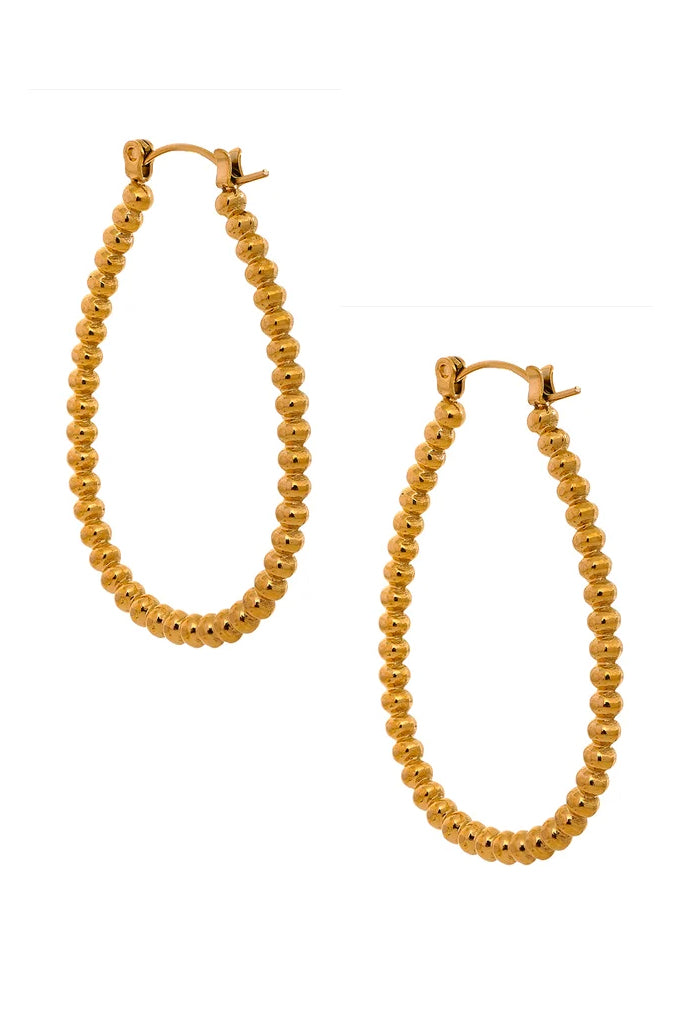 Sauge Χρυσά Σκουλαρίκια Κρίκοι | Σκουλαρίκια Earrings | Sauge Gold Hoops