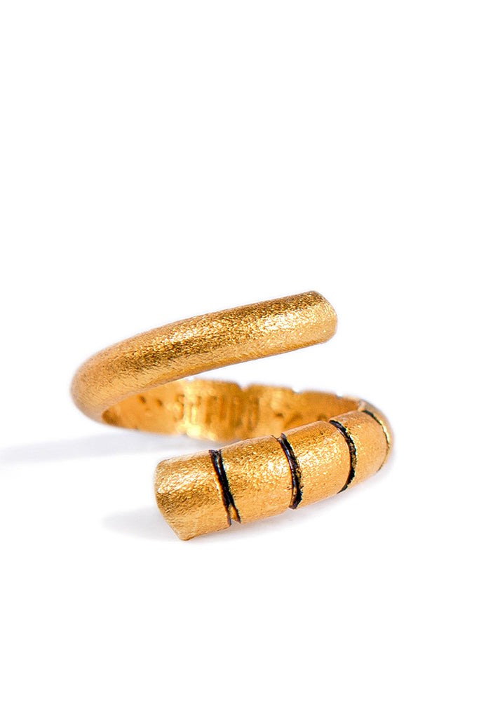 Lesety Χρυσό Σφυρήλατο Δαχτυλίδι | Δαχτυλίδια Rings | Lesety Gold Forged Ring