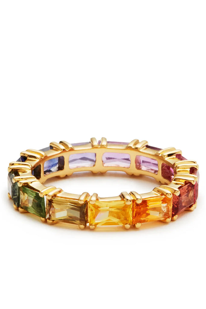 Arch Δαχτυλίδι με Πολύχρωμα Κρύσταλλα | Δαχτυλίδια - Rings | Arch Multicolored Crystal Ring
