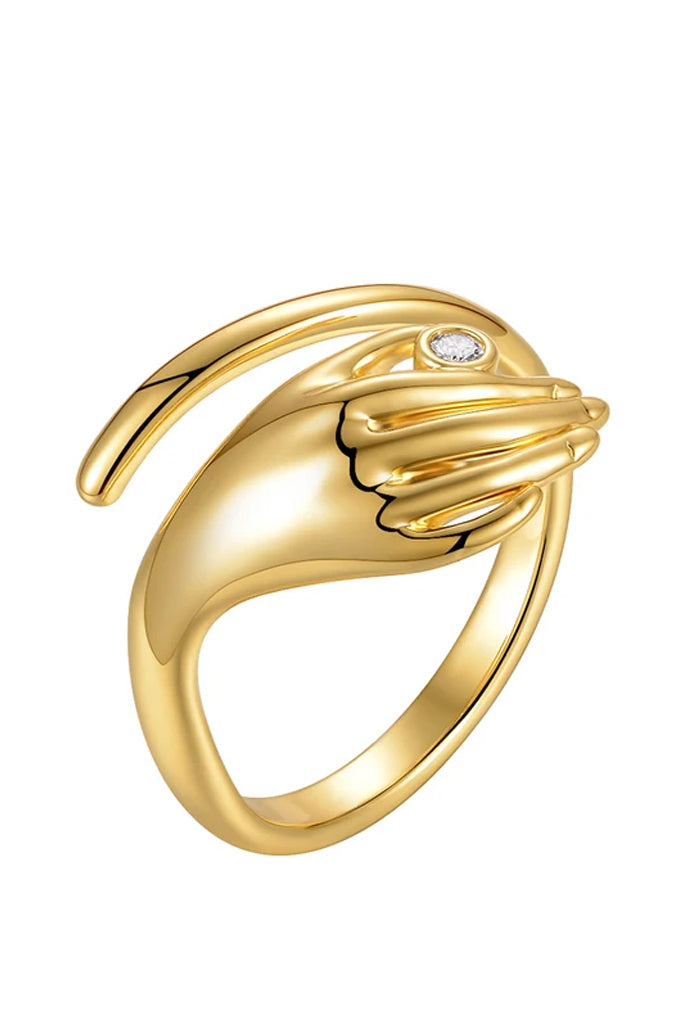 The Hug Χρυσό Δαχτυλίδι | Δαχτυλίδια - Rings | The Hug Gold Hand Ring