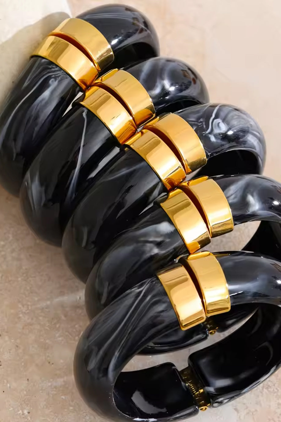 Moss Βραχιόλι Χειροπέδα | Κοσμήματα Βραχιόλια Cuff Bracelets | Moss Resin Cuff Bracelet