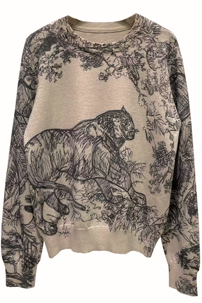Ariella Πουλόβερ με Σχέδια | Γυναικεία Ρούχα - Πουλόβερ Πλεκτά | Ariella Printed Sweater