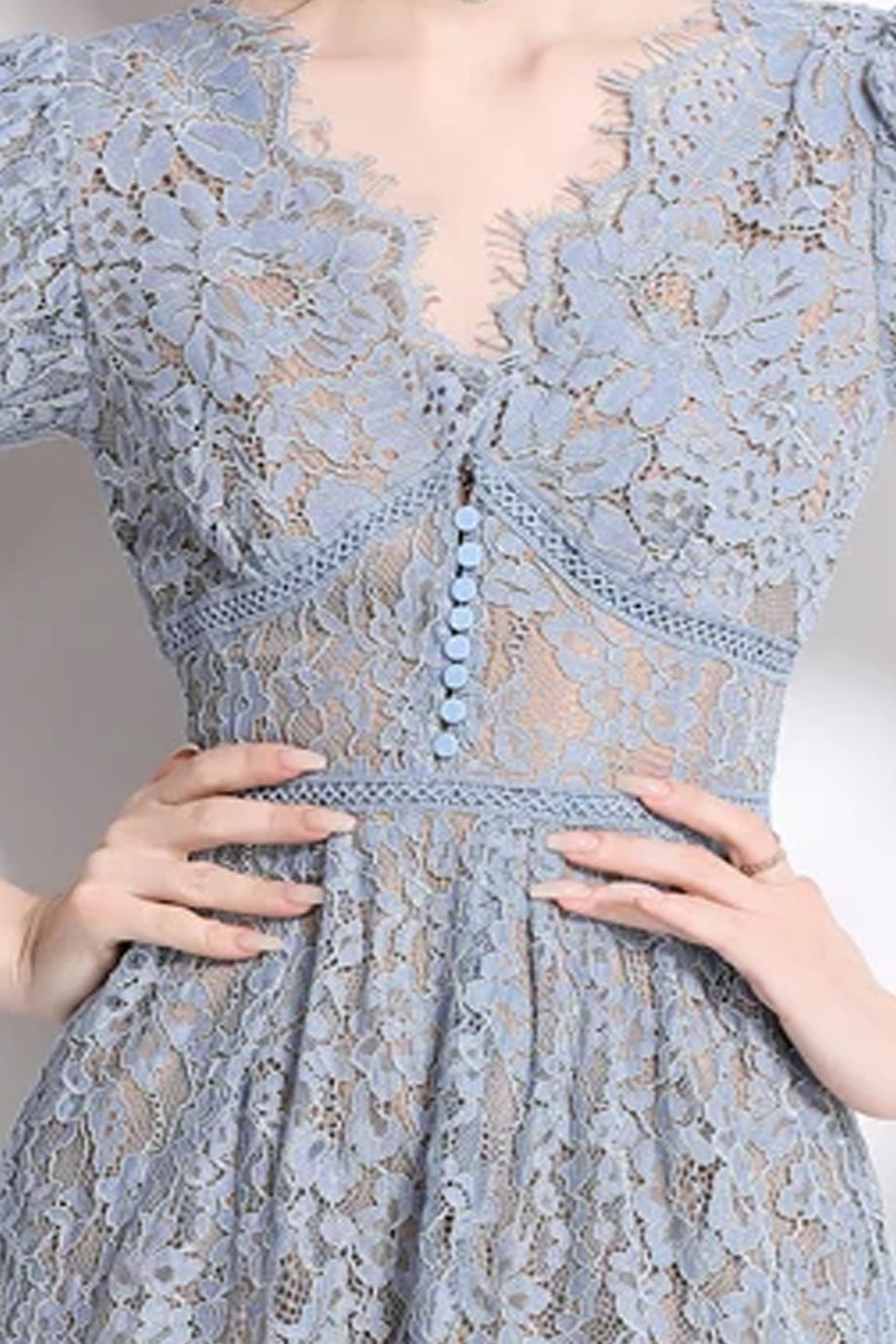Celestine Φόρεμα με Δαντέλα  | Γυναικεία Ρούχα - Φορέματα - Evening Dresses | Celestine Lace Dress