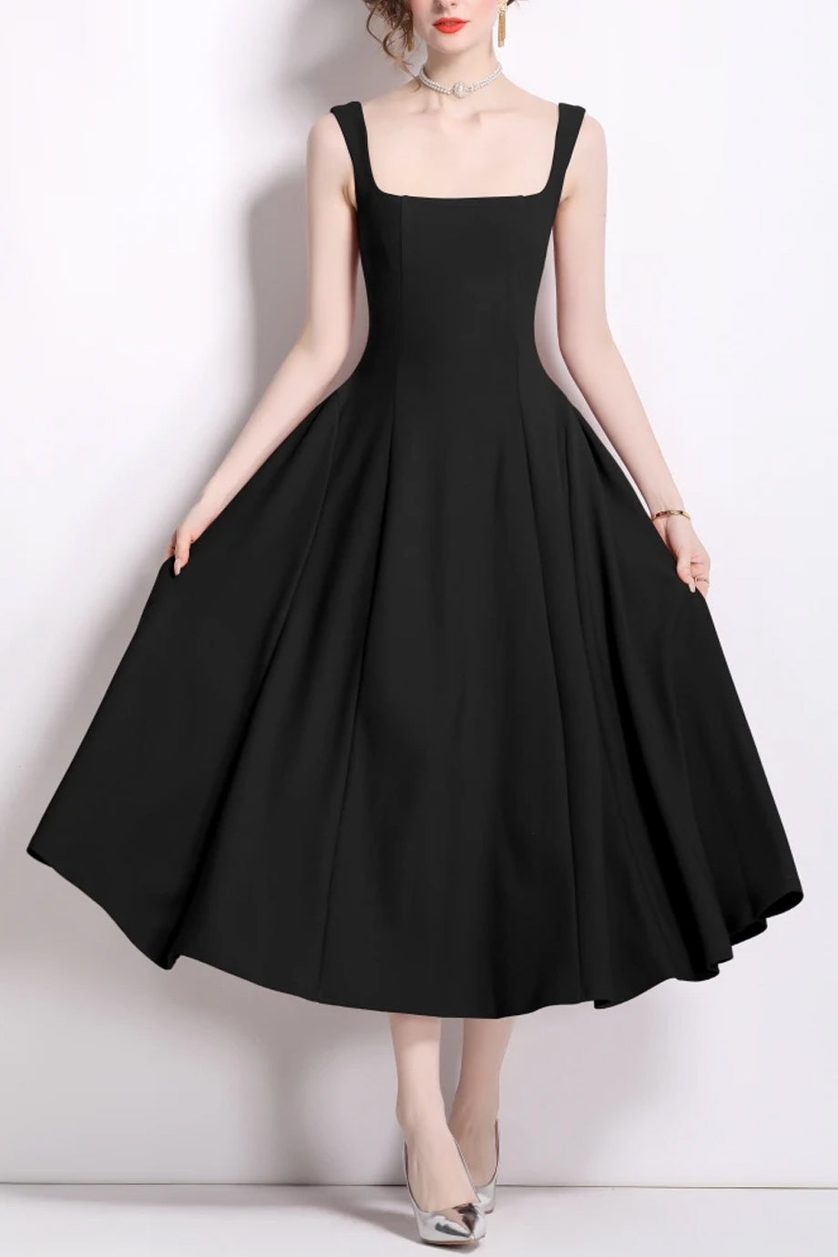 Valentia Μίντι Φόρεμα με Τιράντες | Φορέματα - Dresses | Carleta Midi Dress