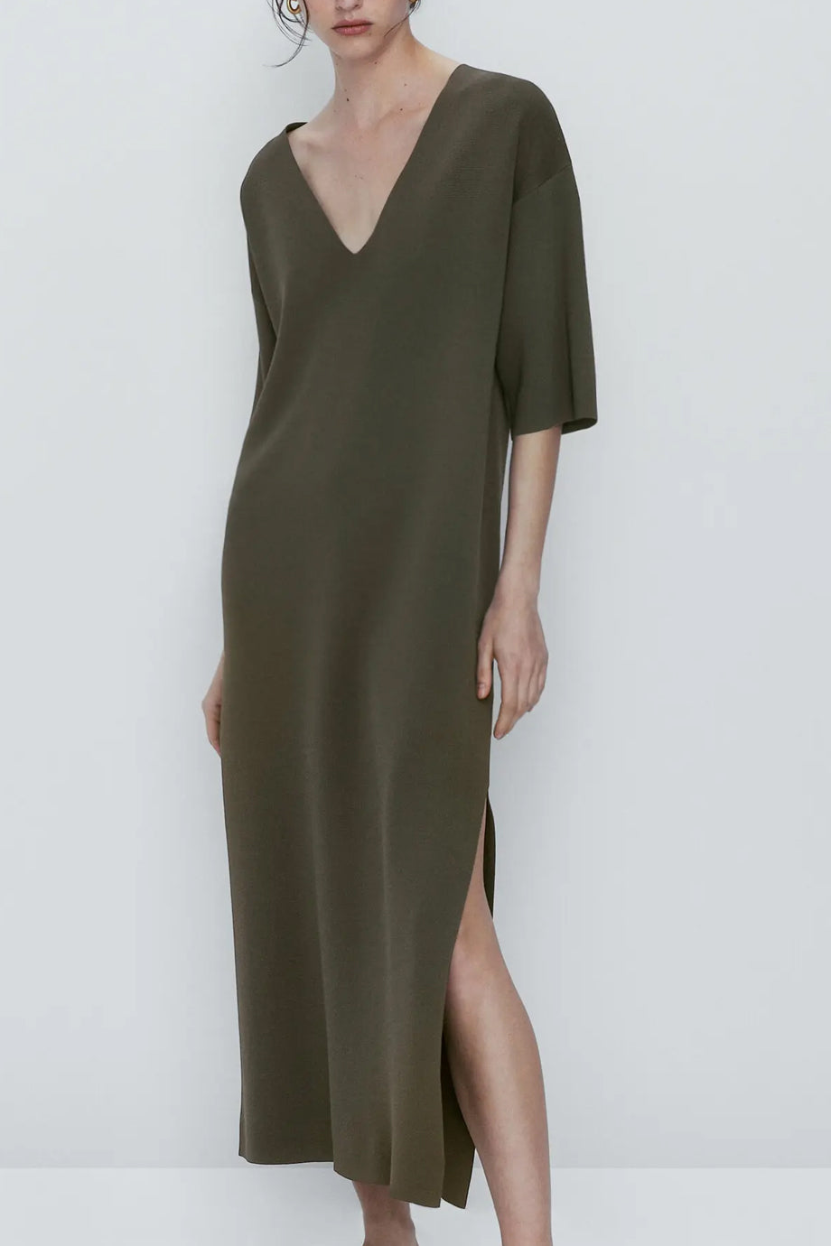 Amaris Ριχτό Μίντι Φόρεμα | Φορέματα - Πλεκτά Knitwear | Amaris Knit Sweater Midi Dress