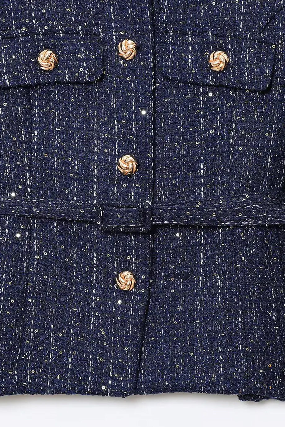 Marcelline Κοντό Σακάκι με Ζωνάκι | Γυναικεία Σακάκια - Woman Blazer | Marcelline Cropped Jacket with Belt Detail