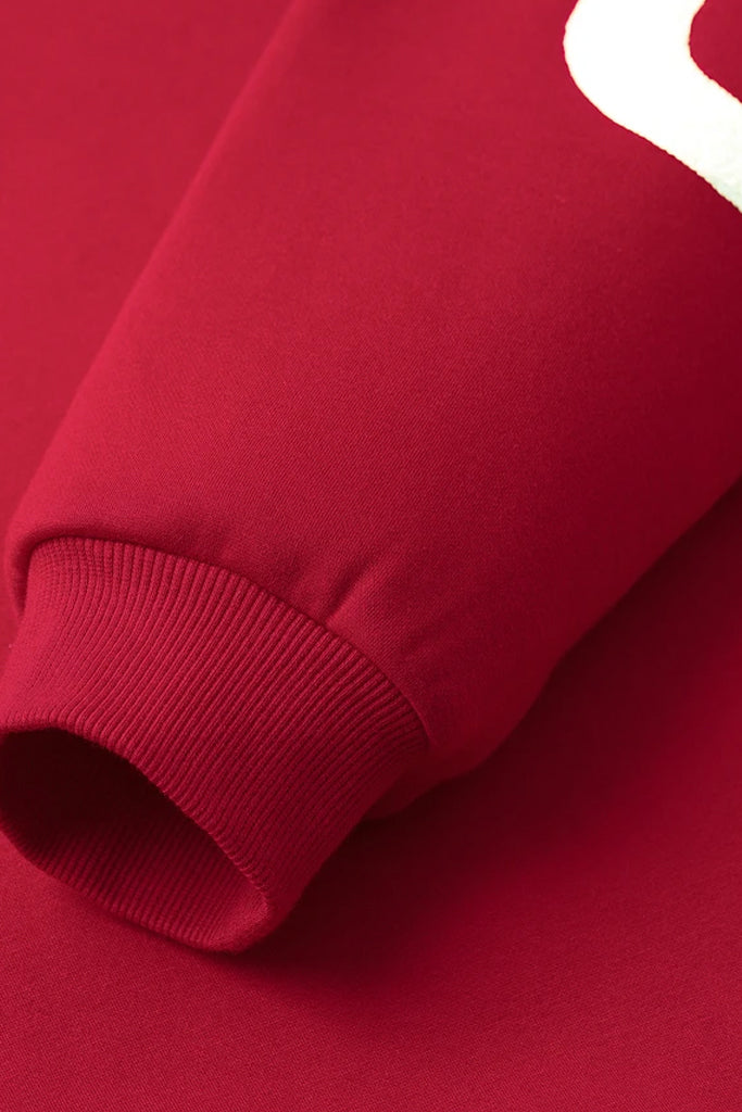 Rosy Κόκκινο Sweatshirt | Γυναικεία Τοπ Μπλούζες - Tops Blouses | Rosy Red Sweatshirt