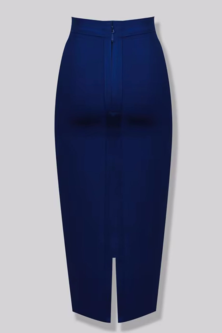 Jupe Bandage Mi-Longue Jaune Lanete