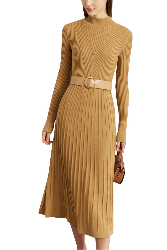 Alta Πλεκτό Φόρεμα με Πιέτες | Πλεκτά Φορέματα - Dress | Alta Knit Pleated Dress 