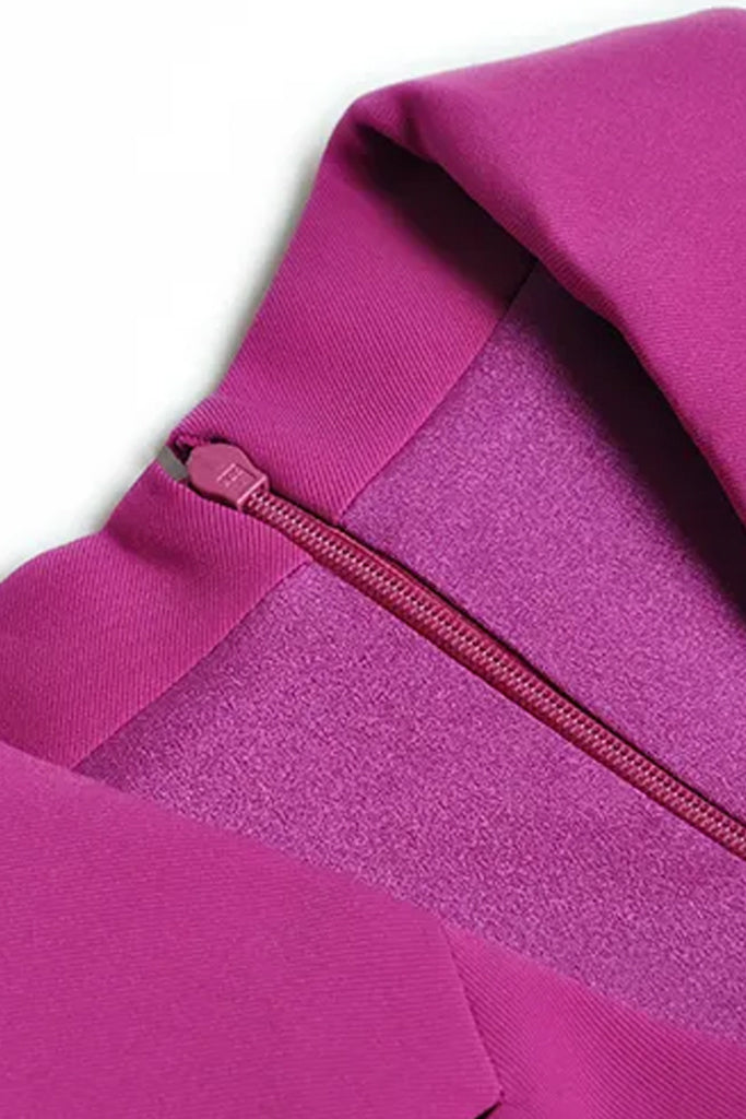 Hida Μωβ Σταυρωτό Φόρεμαα | Φορέματα - Dresses | Hida Purple Wrap Evening Dress