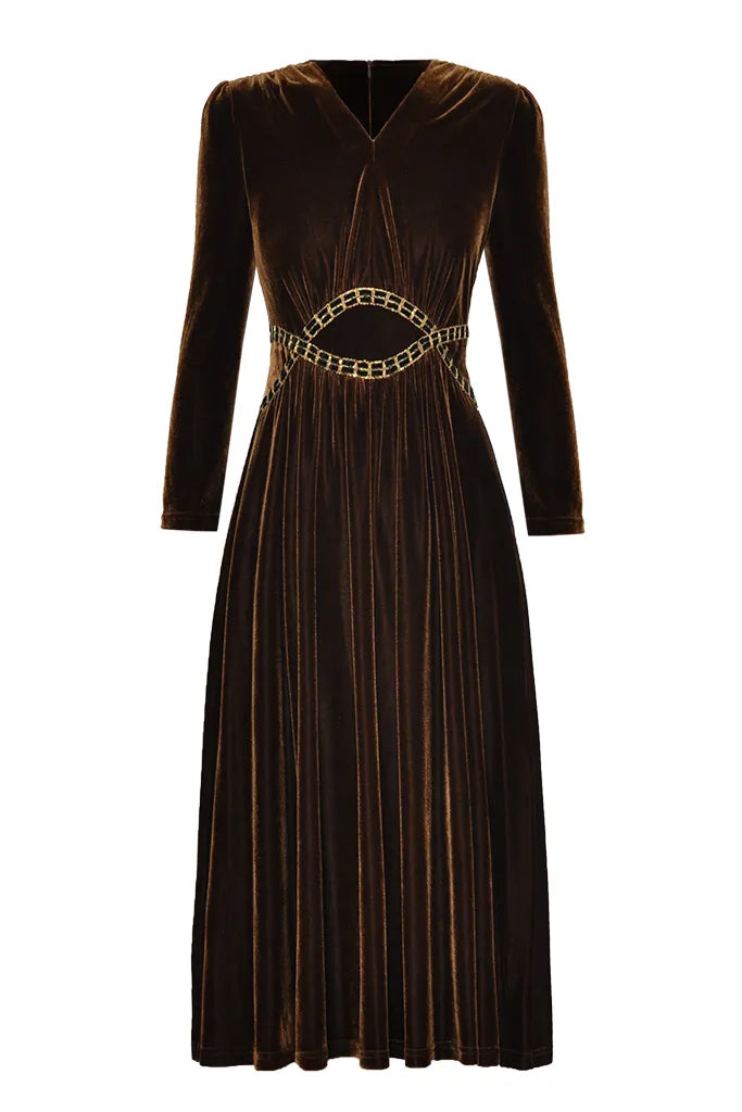Guipure Βελούδινο Φόρεμα | Φορέματα - Dresses | Guipure Velvet Dress