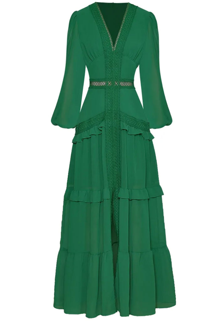 Corone Πράσινο Βραδινό Φόρεμα | Φορέματα - Dresses | Corone Green Gown Evening Dress
