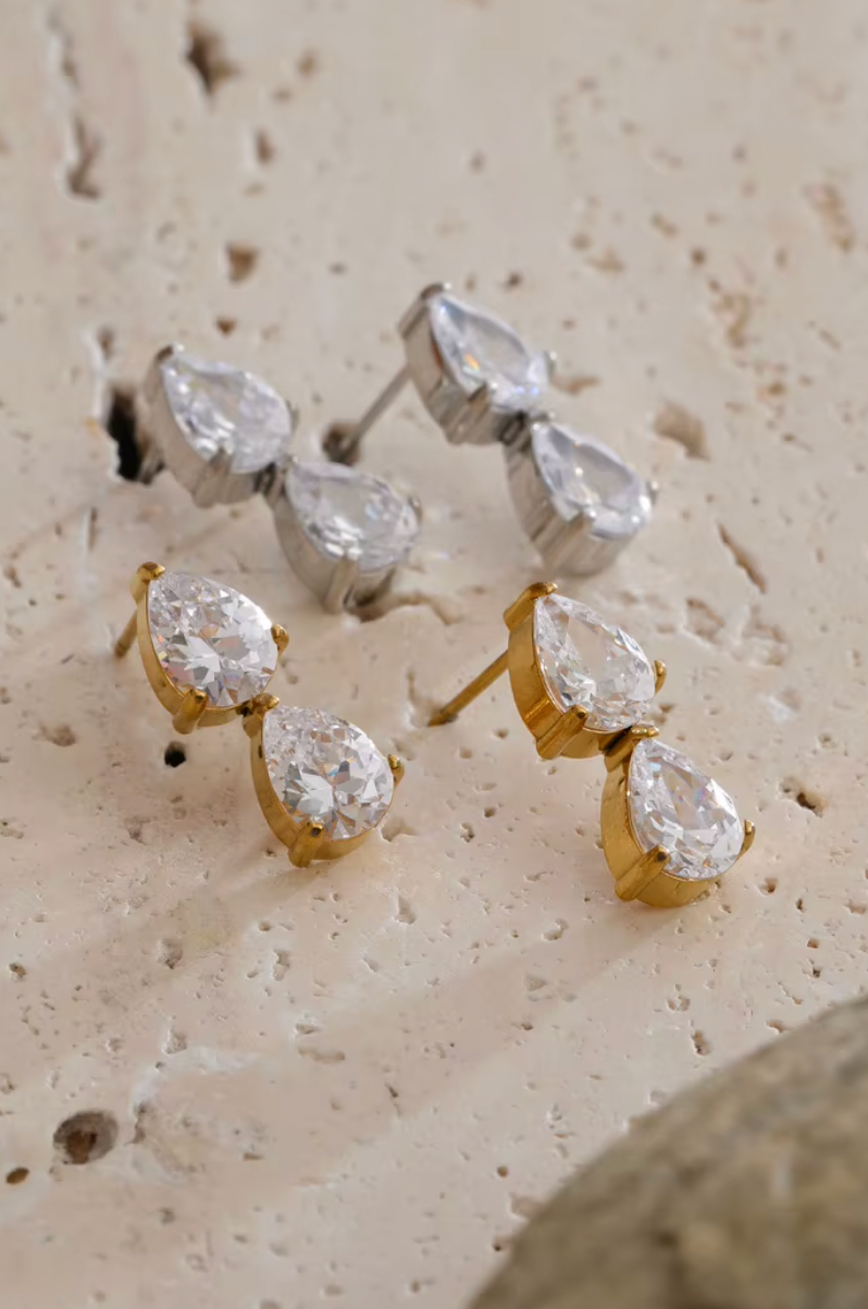 Lumine Σκουλαρίκια με Κρύσταλλα  | Σκουλαρίκια - Earrings | Lumine Crystal Earrings