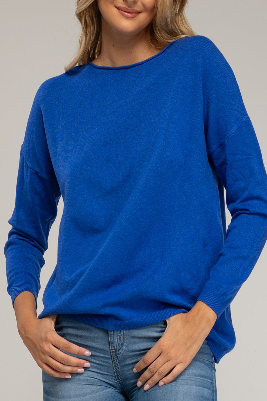 Naline Πλεκτή Μπλούζα με Μακριά Μανίκια | Τοπ, Μπλούζες Knits Knitwear| Naline Long-Sleeved Knit Top