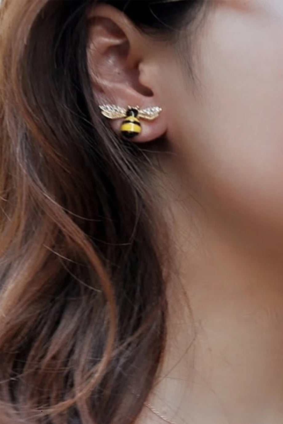 Σκουλαρίκια με Μέλισσα και Λουλουδάκι | Κοσμήματα - Σκουλαρίκια Isabel Roche