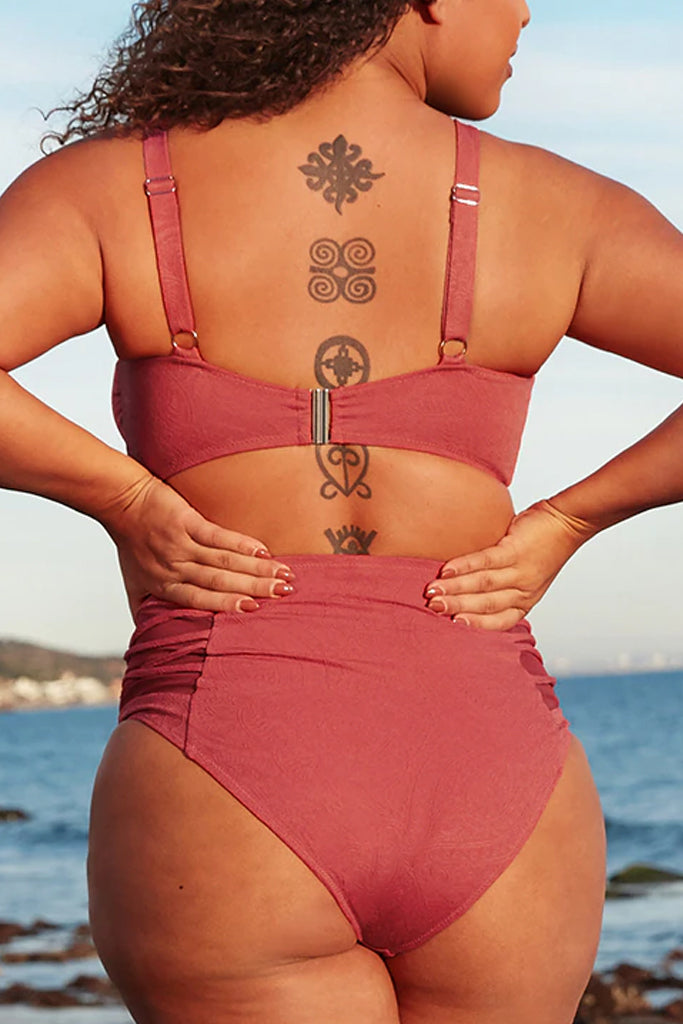 Sienna Μπικίνι Μαγιό με Διαφάνειες - Μεγάλα Μεγέθη | Γυναικεία Μαγιό Μεγάλα Μεγέθη- Beachwear