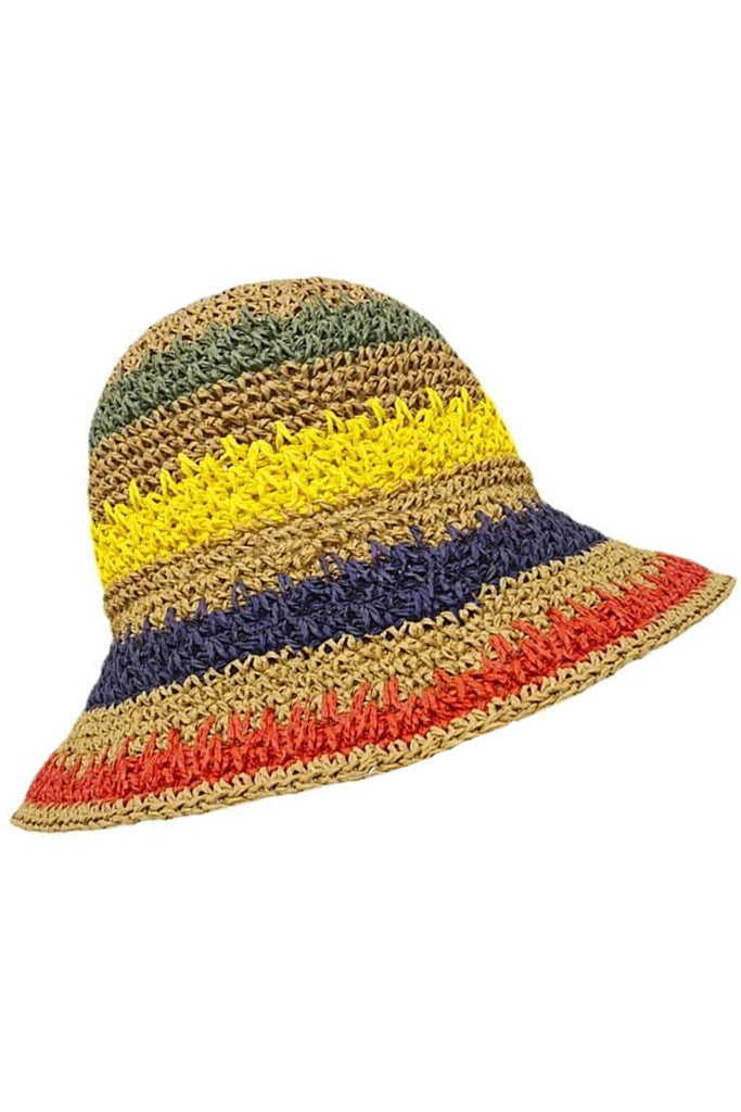 Rainbow Πλεκτό Καπέλο | Γυναικεία Καπέλα -  The Straw