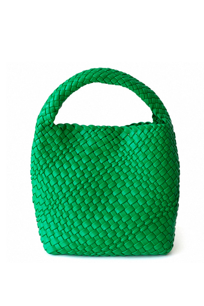Bridget Brown Woven Eco Leather Bag